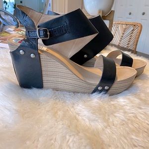 Lucky Brand Wedge Sandal with Studs